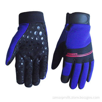 Non-slip Gloves, Available in Blue